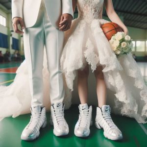 sports inspired wedding